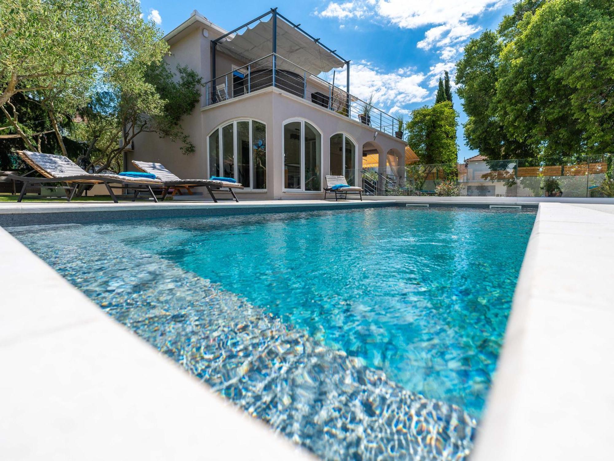 Villa B&D Zadar For The Complete Pleasure Of Vacation !Heated! Private Pool! Green Oasis In The Center Of Zadar, 100M From The Sea Esterno foto